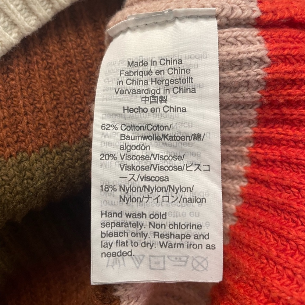 Madewell Patch Pocket Pullover Women's Sweater in Walton Stripe Size S - Picture 4 of 7